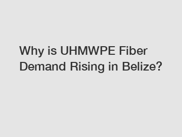 Why is UHMWPE Fiber Demand Rising in Belize?