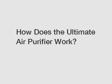 How Does the Ultimate Air Purifier Work?