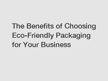 The Benefits of Choosing Eco-Friendly Packaging for Your Business