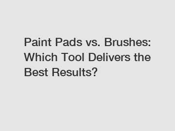 Paint Pads vs. Brushes: Which Tool Delivers the Best Results?