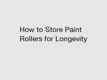 How to Store Paint Rollers for Longevity How to Store Paint Rollers for Longevity