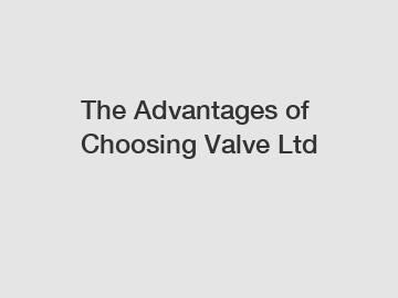 The Advantages of Choosing Valve Ltd