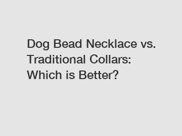 Dog Bead Necklace vs. Traditional Collars: Which is Better?