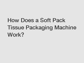 How Does a Soft Pack Tissue Packaging Machine Work?