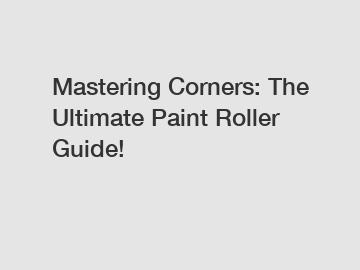 Mastering Corners: The Ultimate Paint Roller Guide!
