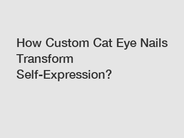 How Custom Cat Eye Nails Transform Self-Expression?