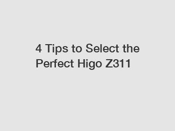 4 Tips to Select the Perfect Higo Z311