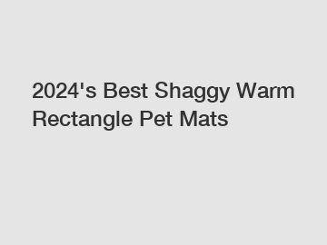 2024's Best Shaggy Warm Rectangle Pet Mats