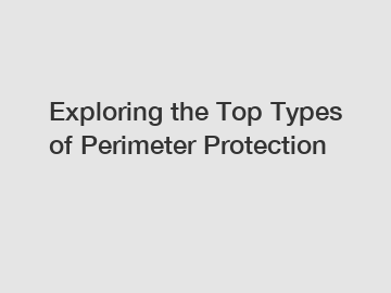 Exploring the Top Types of Perimeter Protection