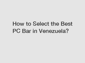 How to Select the Best PC Bar in Venezuela?