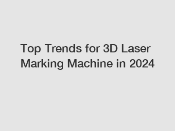 Top Trends for 3D Laser Marking Machine in 2024