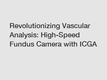 Revolutionizing Vascular Analysis: High-Speed Fundus Camera with ICGA