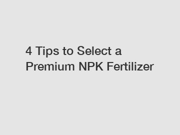 4 Tips to Select a Premium NPK Fertilizer