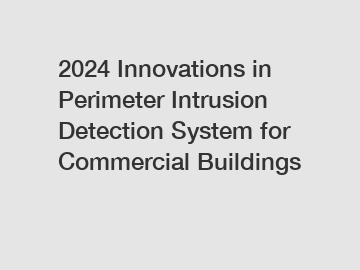 2024 Innovations in Perimeter Intrusion Detection System for Commercial Buildings