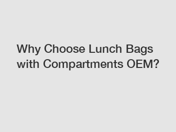 Why Choose Lunch Bags with Compartments OEM?