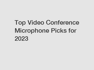Top Video Conference Microphone Picks for 2023