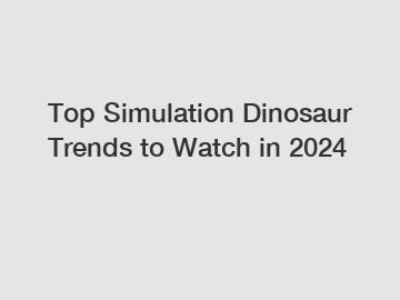 Top Simulation Dinosaur Trends to Watch in 2024