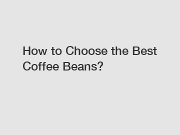 How to Choose the Best Coffee Beans?