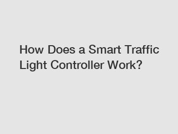 How Does a Smart Traffic Light Controller Work?