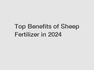 Top Benefits of Sheep Fertilizer in 2024