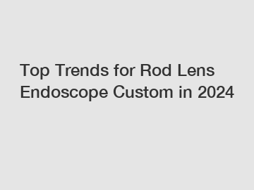 Top Trends for Rod Lens Endoscope Custom in 2024