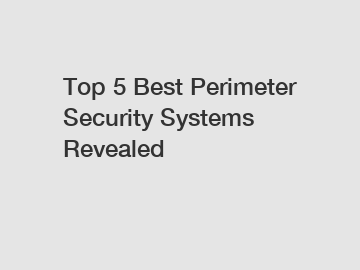 Top 5 Best Perimeter Security Systems Revealed