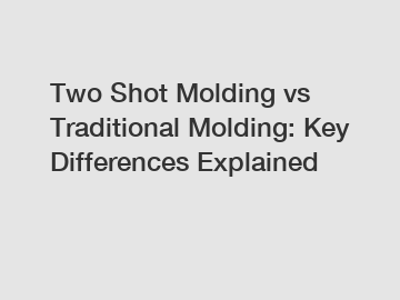 Two Shot Molding vs Traditional Molding: Key Differences Explained