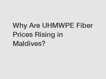 Why Are UHMWPE Fiber Prices Rising in Maldives?