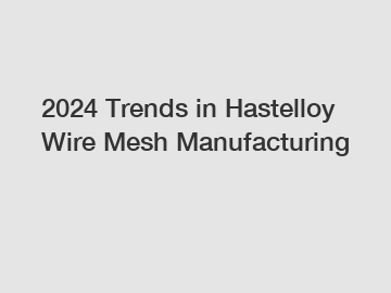 2024 Trends in Hastelloy Wire Mesh Manufacturing