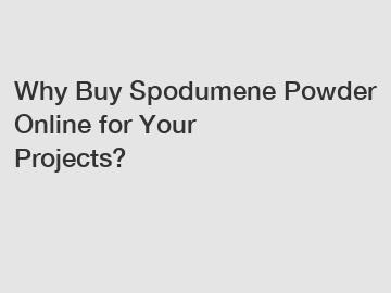Why Buy Spodumene Powder Online for Your Projects?