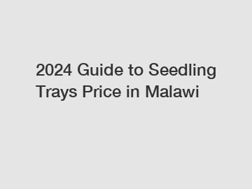 2024 Guide to Seedling Trays Price in Malawi