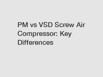 PM vs VSD Screw Air Compressor: Key Differences