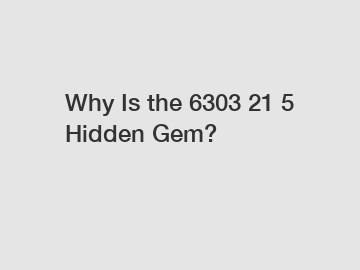 Why Is the 6303 21 5 Hidden Gem?