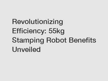 Revolutionizing Efficiency: 55kg Stamping Robot Benefits Unveiled
