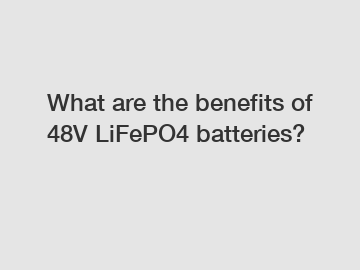 What are the benefits of 48V LiFePO4 batteries?