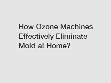 How Ozone Machines Effectively Eliminate Mold at Home?
