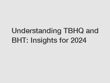 Understanding TBHQ and BHT: Insights for 2024