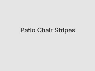 Patio Chair Stripes