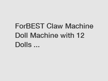 ForBEST Claw Machine Doll Machine with 12 Dolls ...