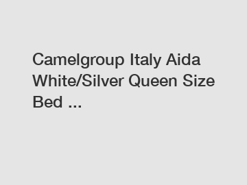 Camelgroup Italy Aida White/Silver Queen Size Bed ...