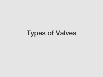 Types of Valves