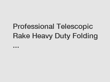 Professional Telescopic Rake Heavy Duty Folding ...