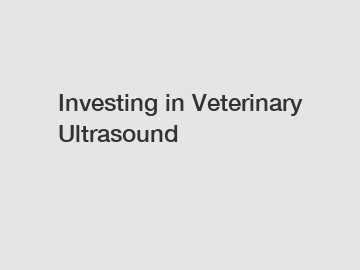 Investing in Veterinary Ultrasound