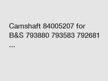 Camshaft 84005207 for B&S 793880 793583 792681 ...