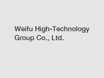 Weifu High-Technology Group Co., Ltd.