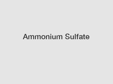 Ammonium Sulfate