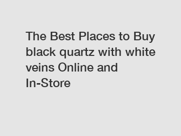 The Best Places to Buy black quartz with white veins Online and In-Store