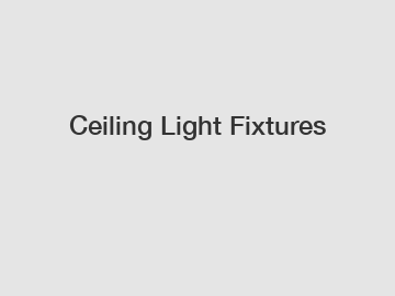 Ceiling Light Fixtures