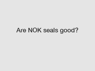 Are NOK seals good?