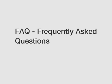 FAQ - Frequently Asked Questions